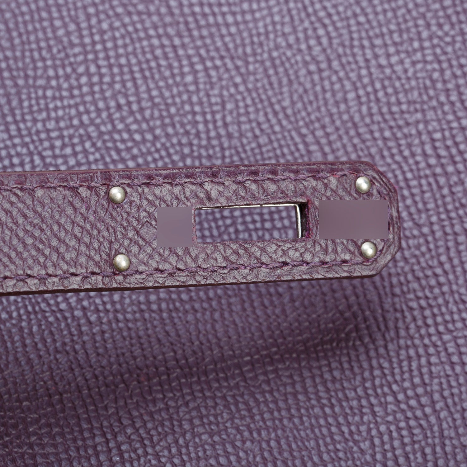 Hermes Prune Epsom Kelly Retourne II 32 w/ Strap