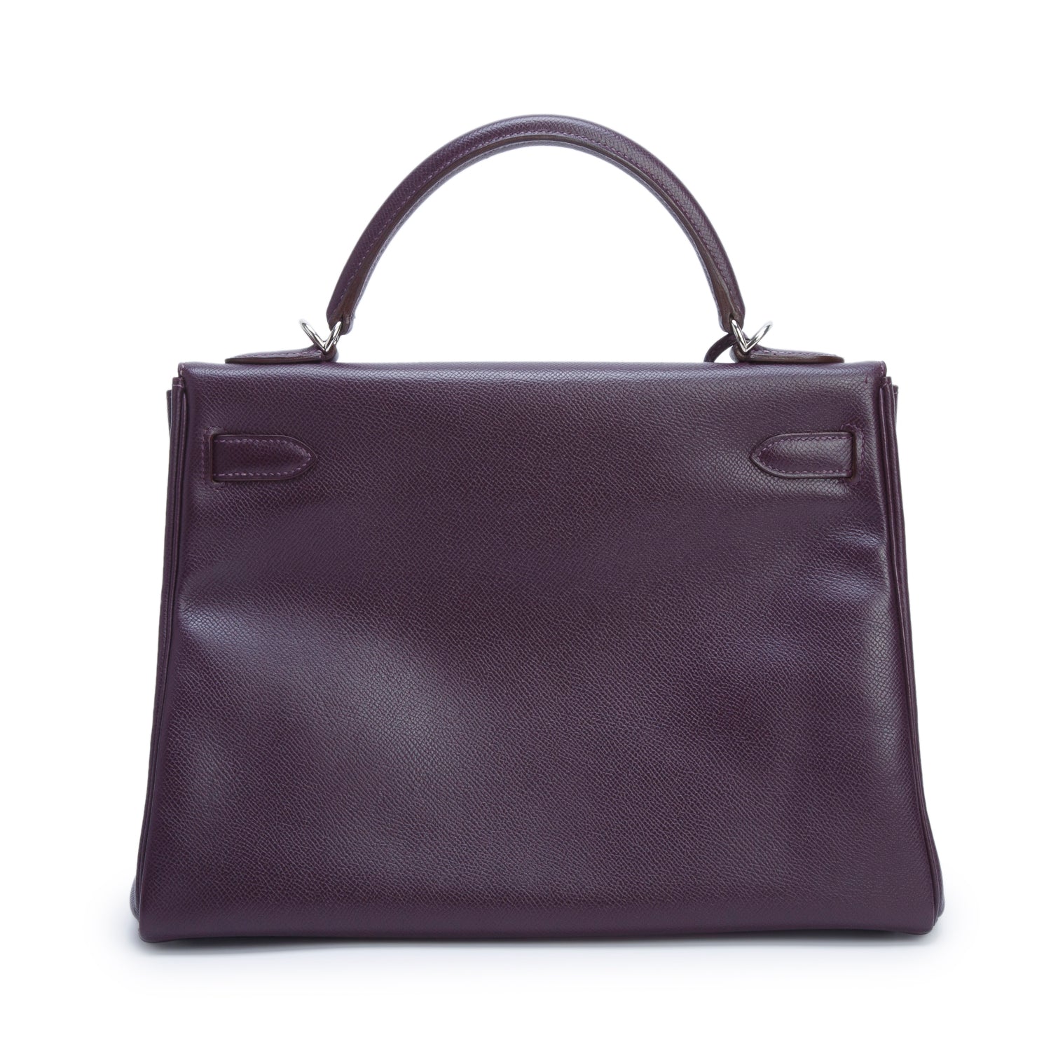 Hermes Prune Epsom Kelly Retourne II 32 w/ Strap