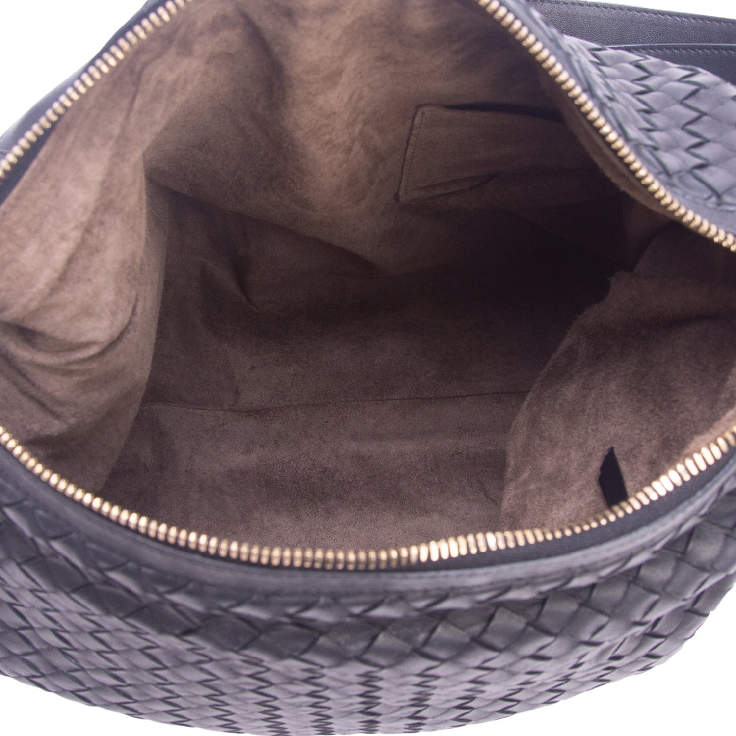 Bottega Veneta Black Nappa Intrecciato Hobo