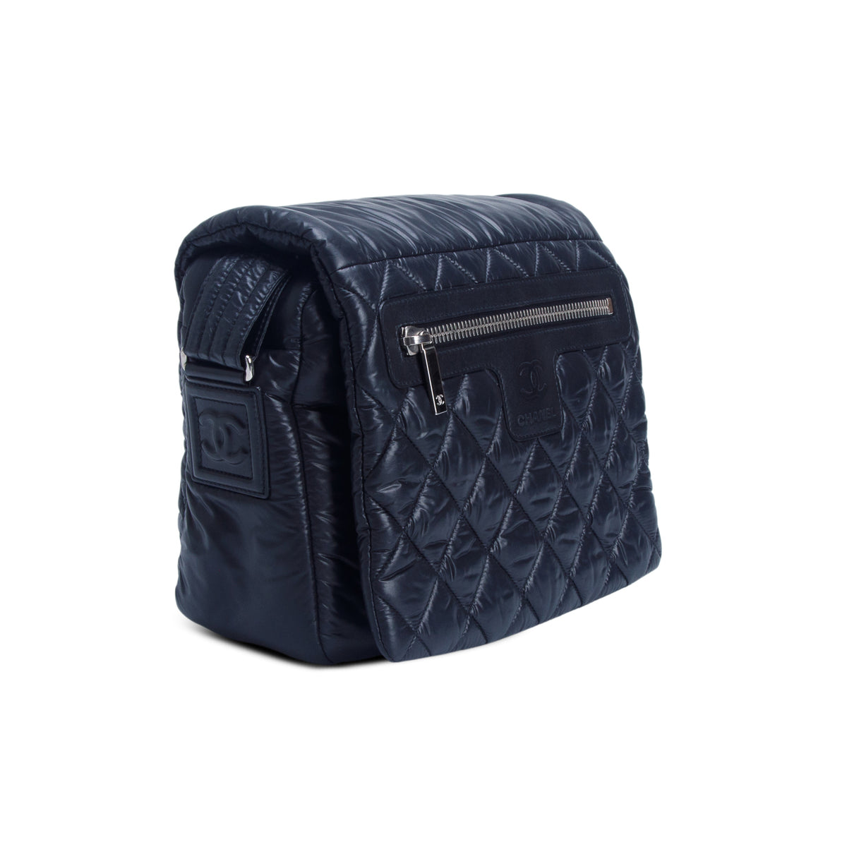 Chanel Black Nylon Small Coco Cocoon Messenger Bag