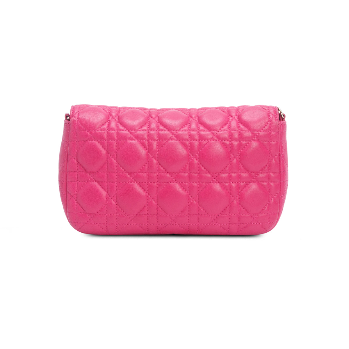 Christian Dior Pink Lambskin Cannage Miss Dior Promenade Pouch