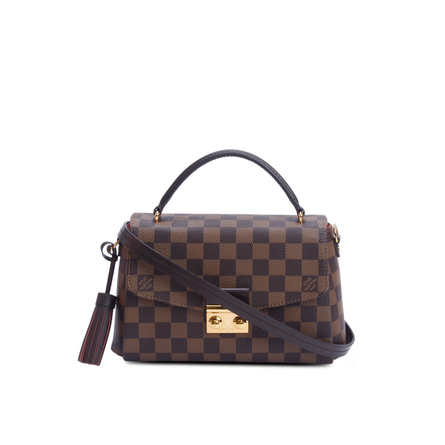 Louis Vuitton Damier Ebene Croisette w/ Box & Strap