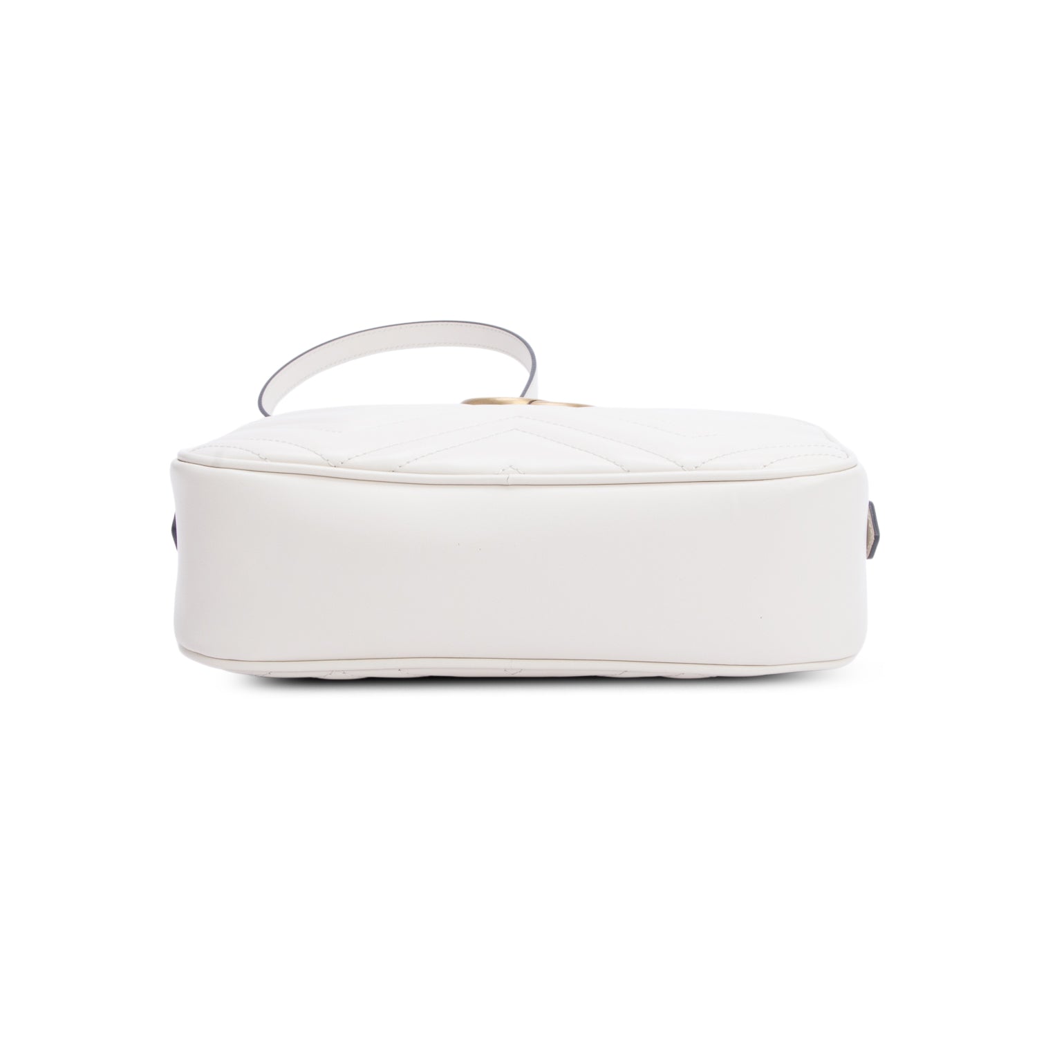 Gucci Cream GG Marmont Matelasse Small Camera Bag