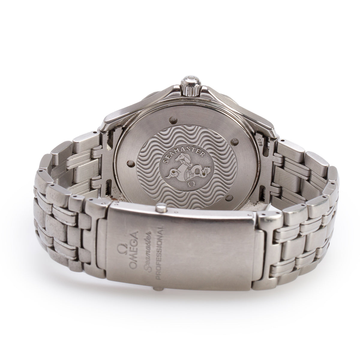 Omega Stainless Steel James Bond Seamaster 300M Professional 41 MM Quartz Watch Blue Dial w/ Box & Papers