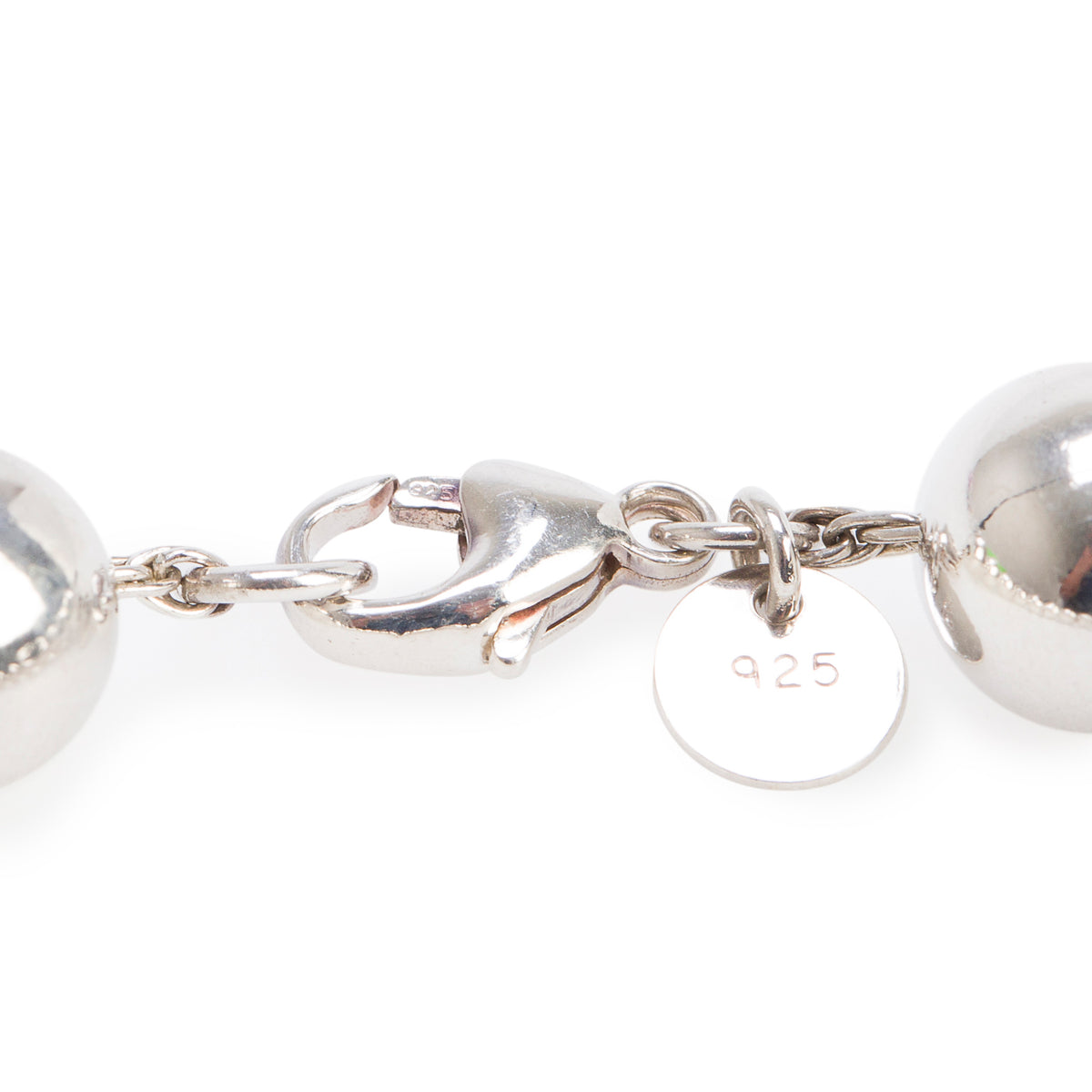 Tiffany & Co. Sterling Silver 10 MM HardWear Ball Bracelet