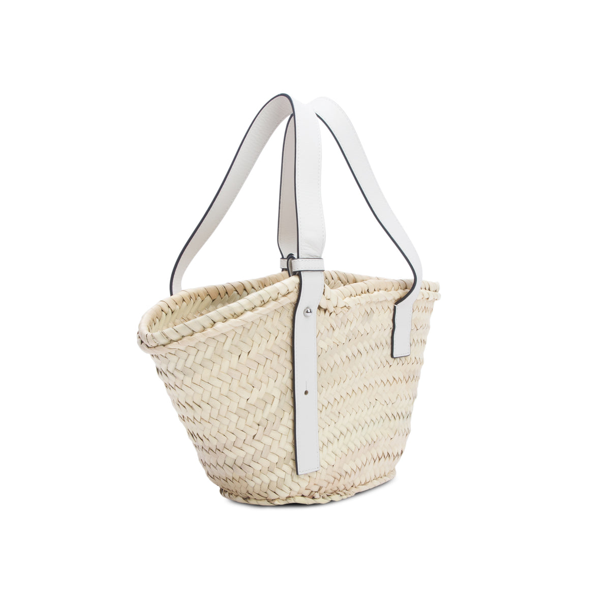Loewe Natural Raffia Small Basket Tote Bag