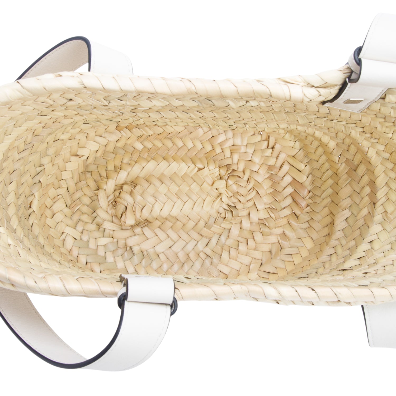Loewe Natural Raffia Small Basket Tote Bag