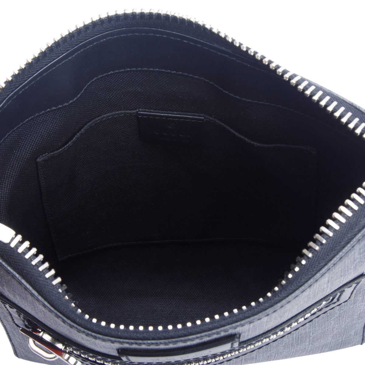 Gucci Black GG Supreme Small Messenger Bag