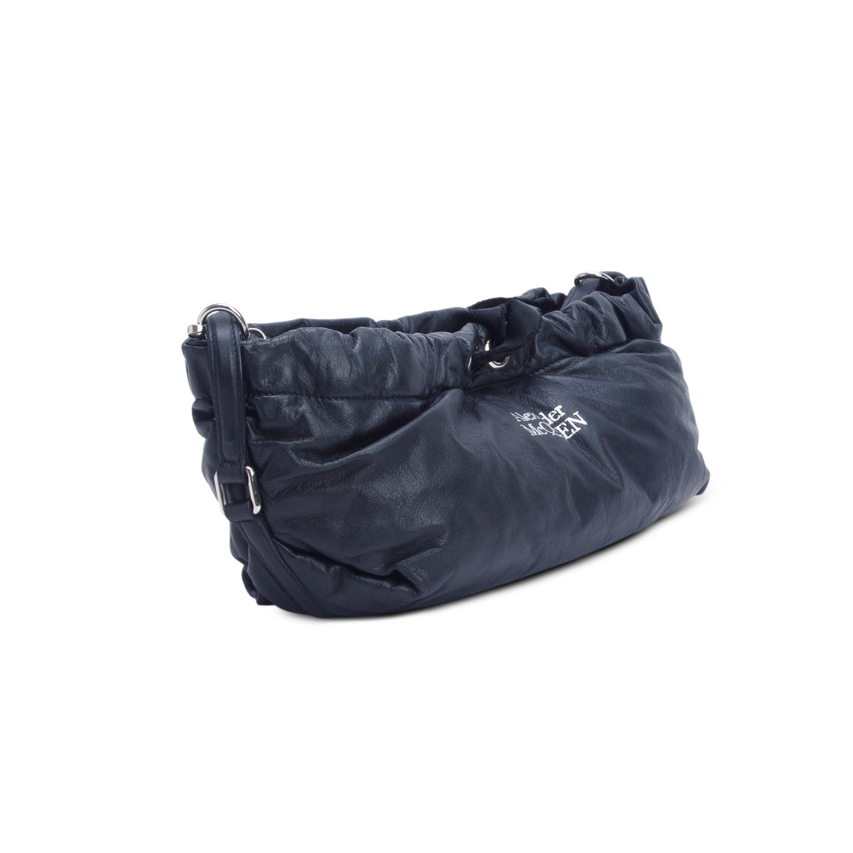 Alexander McQueen Black Calfskin Bundle Bag