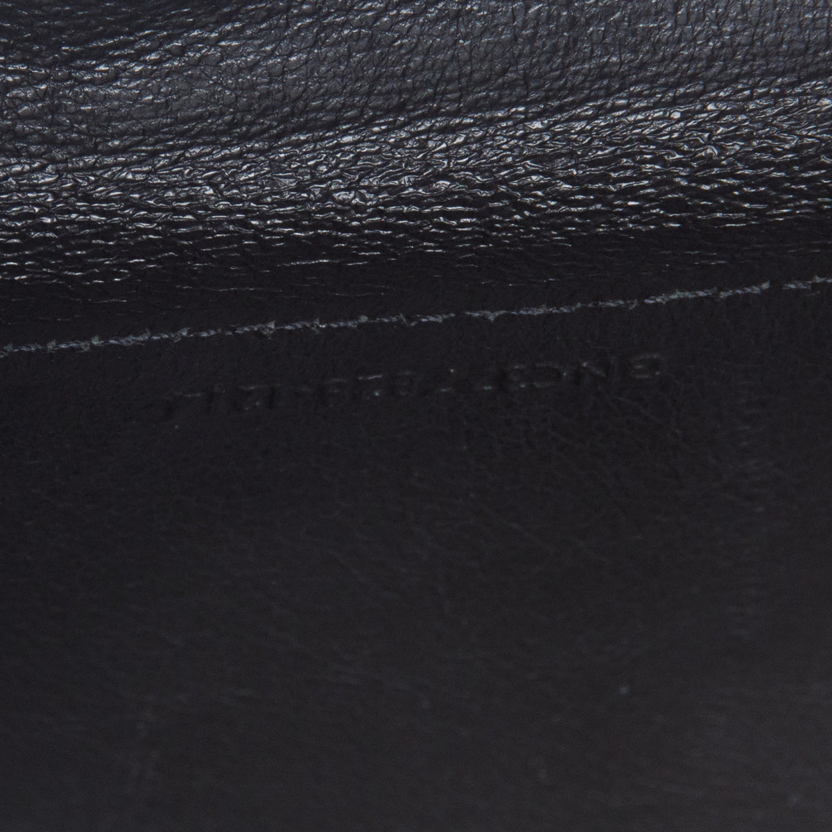 Saint Laurent 2024 Cream Grain De Poudre Chevron Cassandre Envelope Chain Wallet
