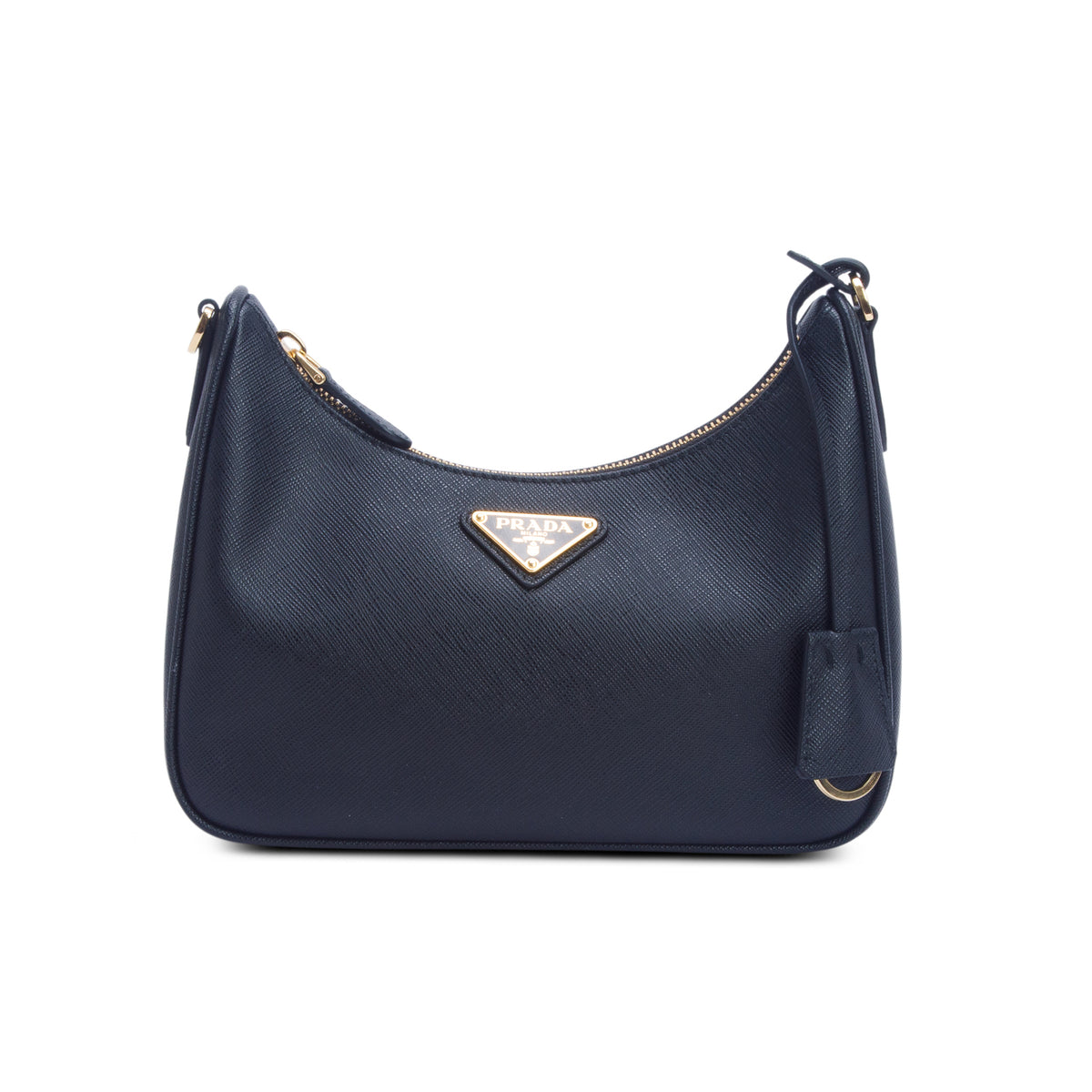 Prada Black Saffiano Lux Re-Edition 2005 Shoulder Bag w/ Straps