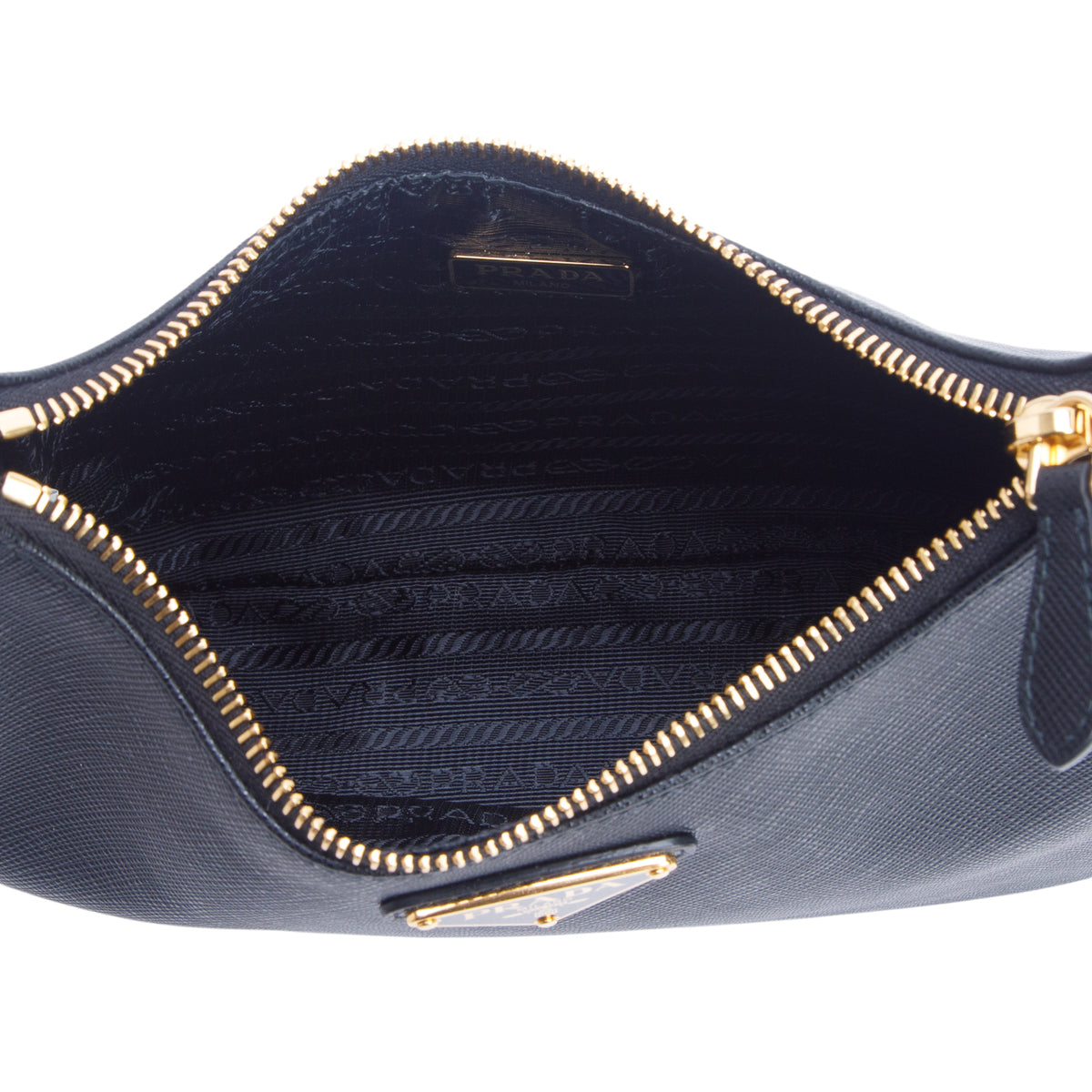 Prada Black Saffiano Lux Re-Edition 2005 Shoulder Bag w/ Straps