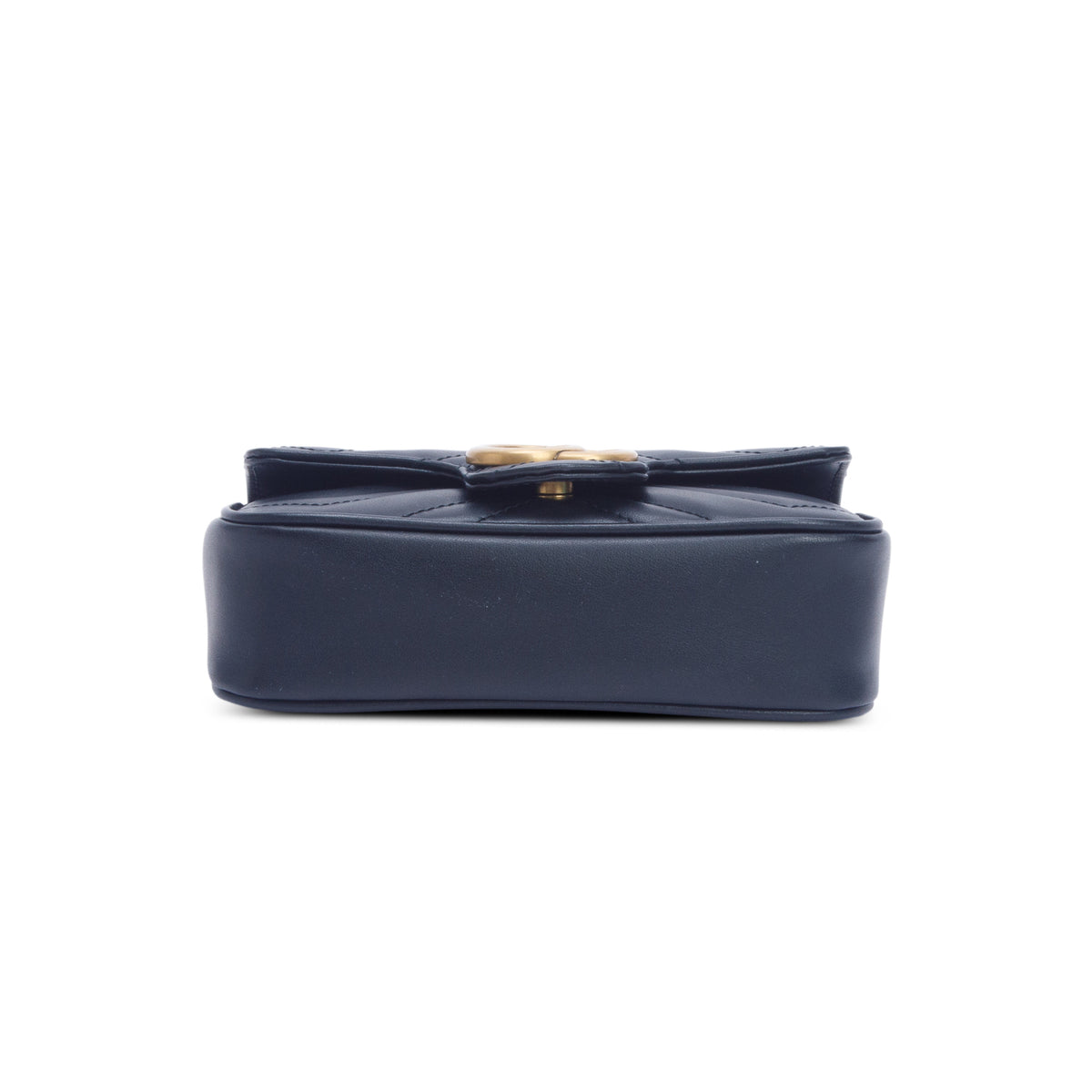 Gucci Black GG Marmont Matelasse Leather Super Mini Bag
