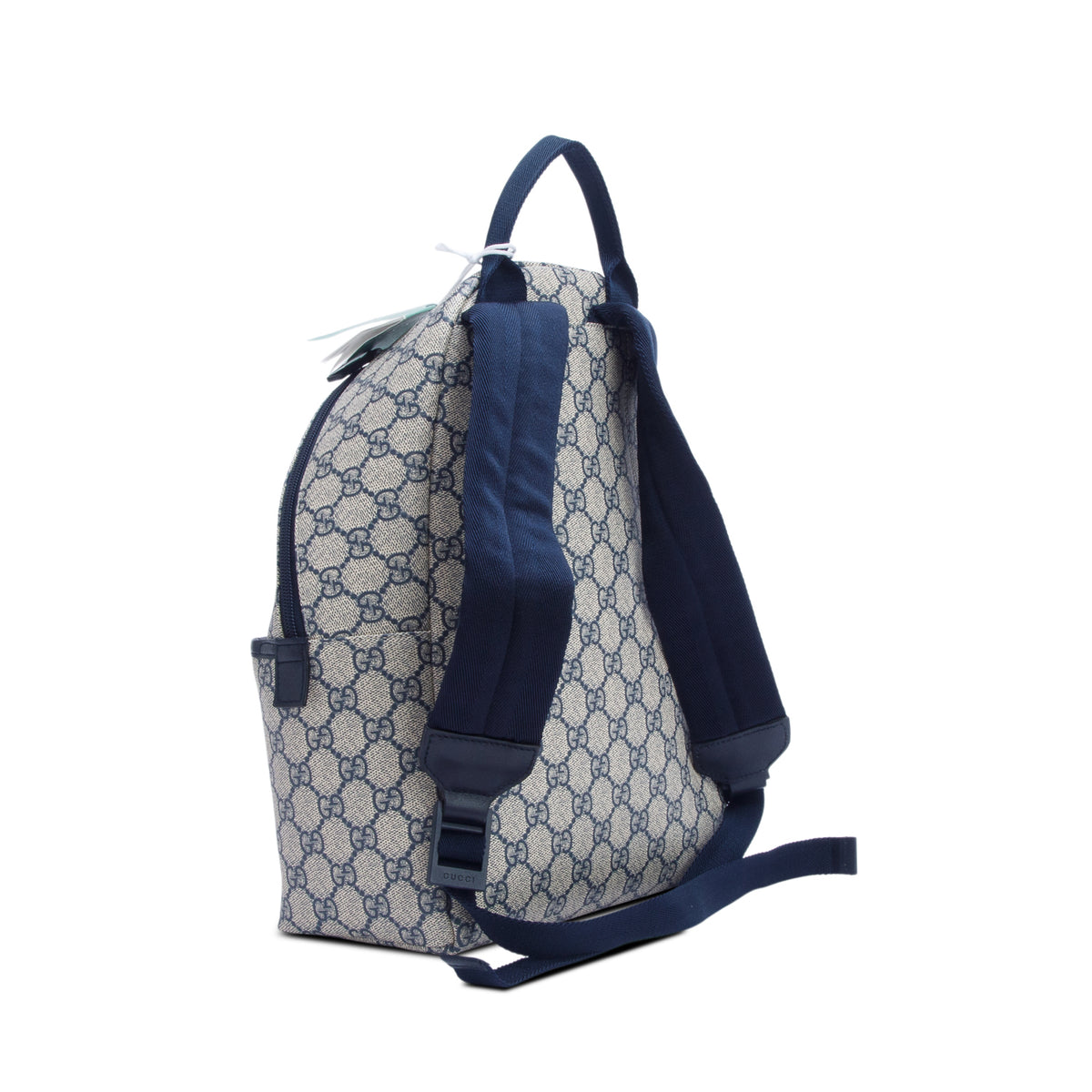 Gucci Navy GG Supreme Monogram Children's Backpack