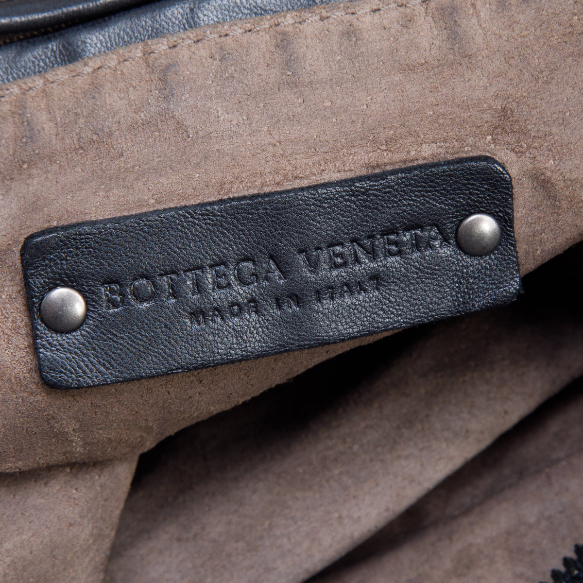 Bottega Veneta Black Nappa Intrecciato Medium Convertible Tote w/ Strap