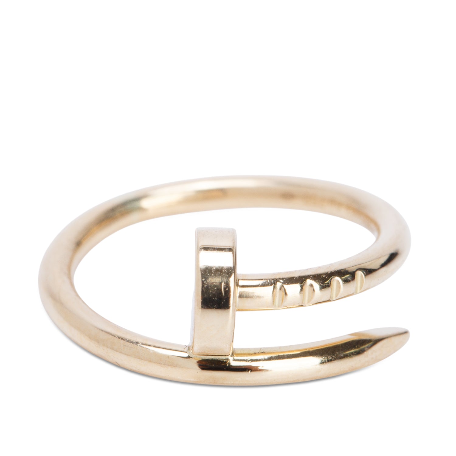 Cartier 2023 18k Yellow Gold Juste Un Clou Ring, Small Model, Size 48 4.5 w/ Receipt