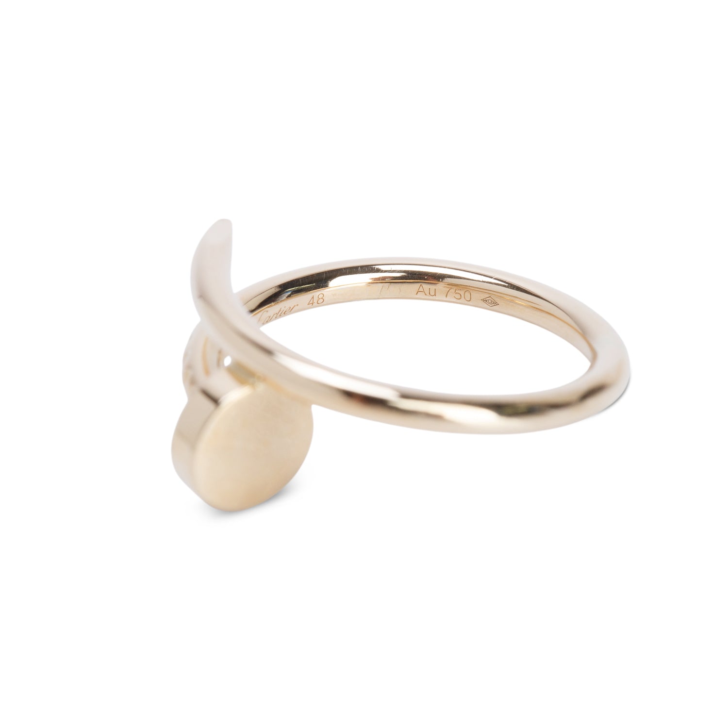 Cartier 2023 18k Yellow Gold Juste Un Clou Ring, Small Model, Size 48 4.5 w/ Receipt