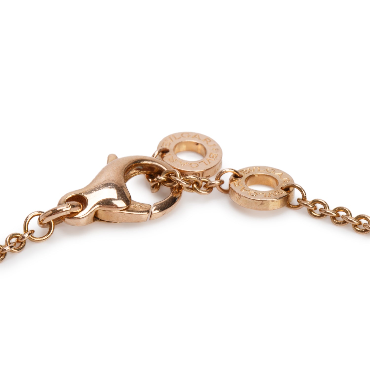 BVLGARI 2021 18k Rose Gold Pave Diamond B.Zero1 Bracelet w/ Box, Receipt & Certificate