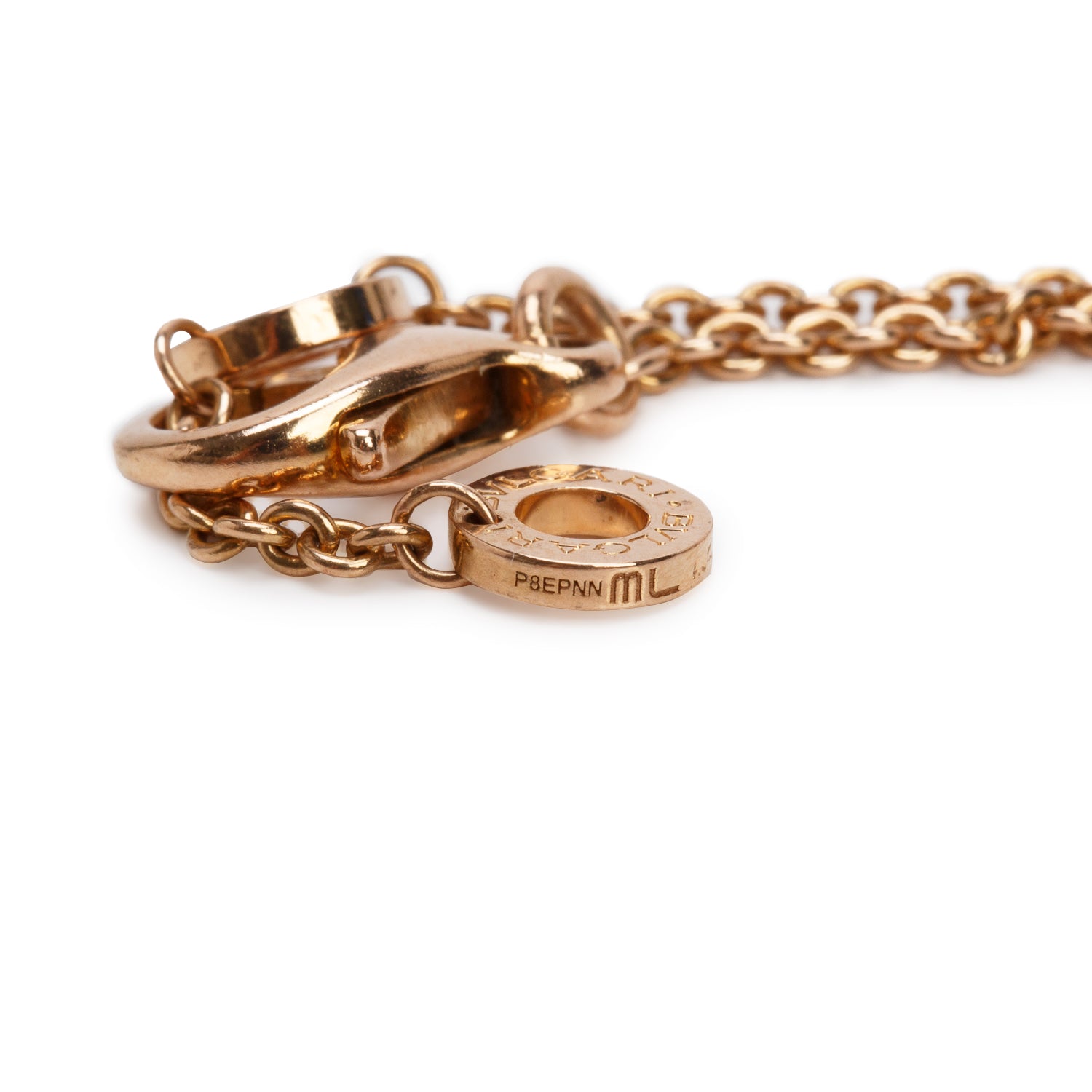 BVLGARI 2021 18k Rose Gold Pave Diamond B.Zero1 Bracelet w/ Box, Receipt & Certificate