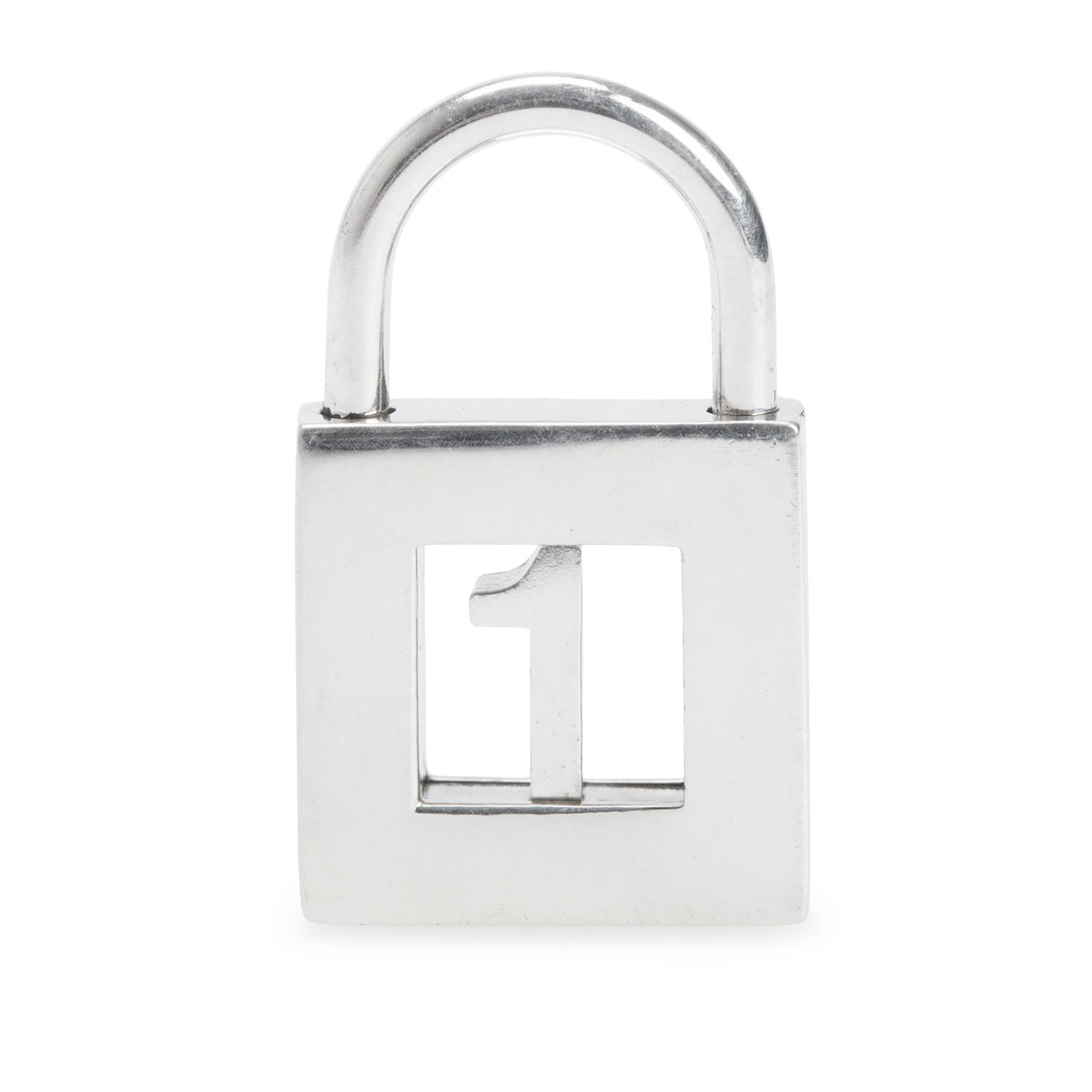 Tiffany & Co. Sterling Silver Number '1' Lock Charm