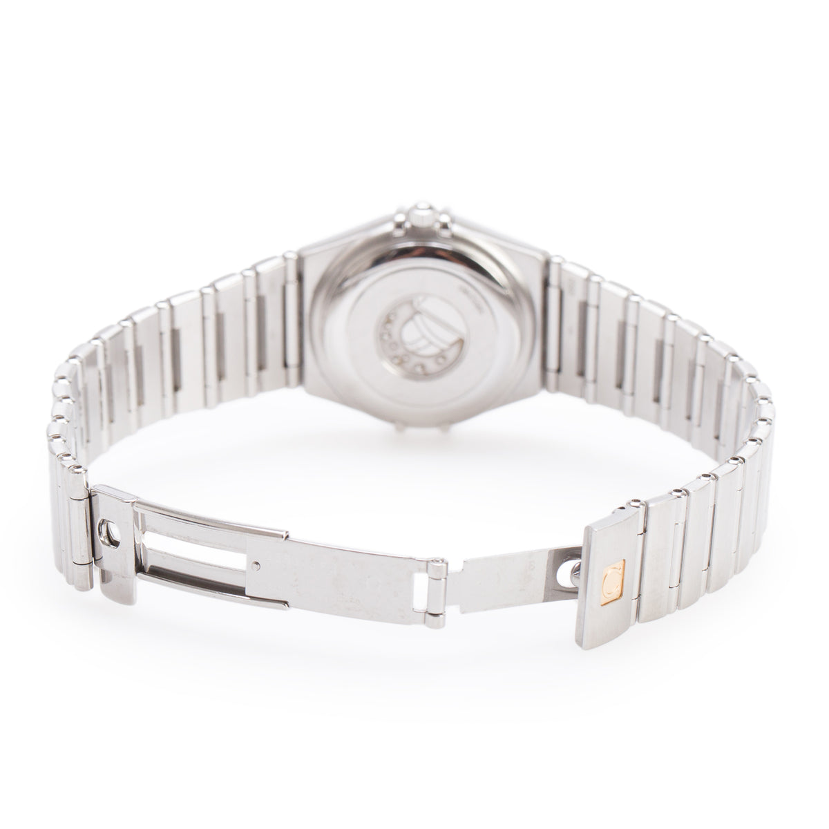 Omega Stainless Steel Constellation 28 MM Automatic Watch Silver Dial