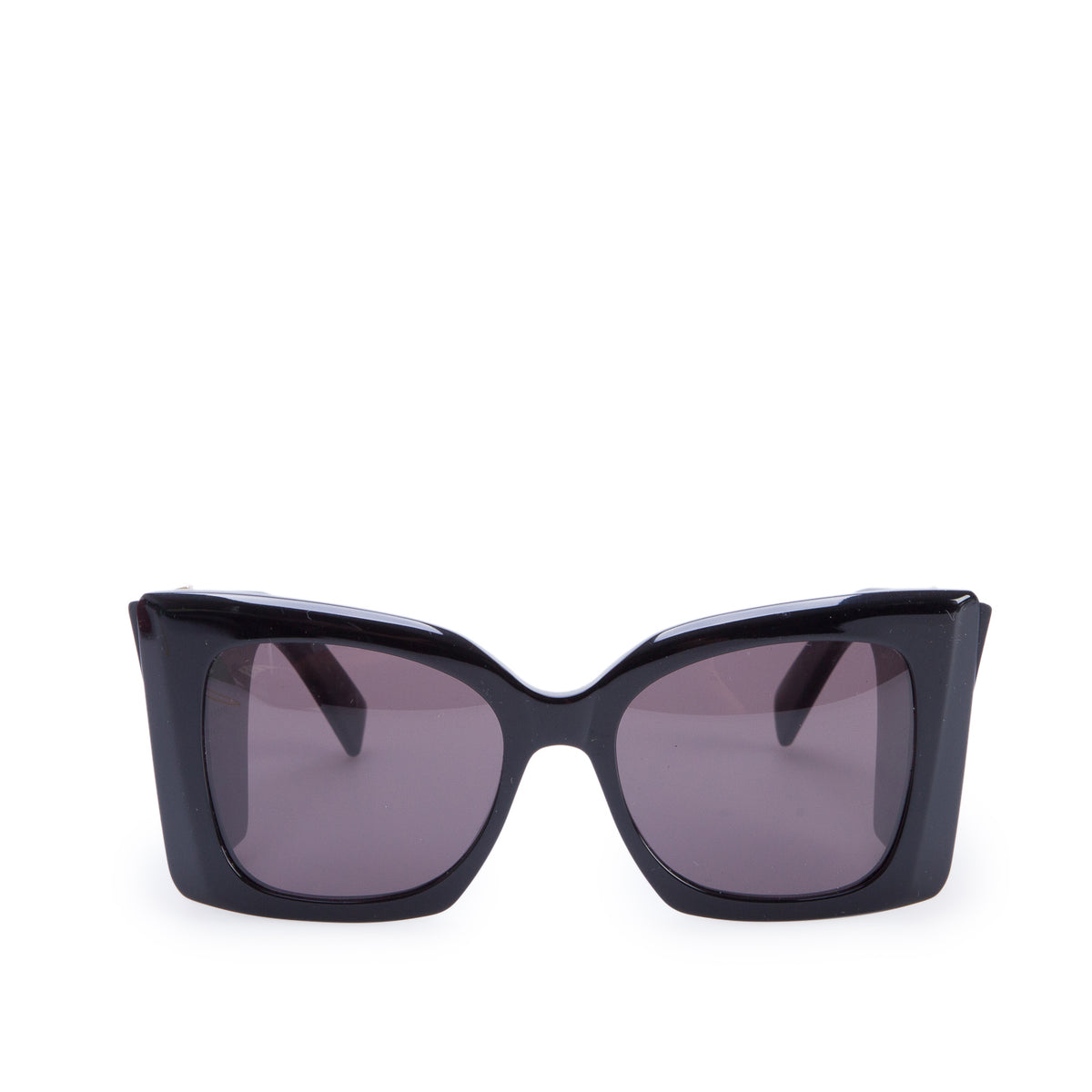 Saint Laurent SL M119 Black Acetate Blaze Oversize Sunglasses w/ Case