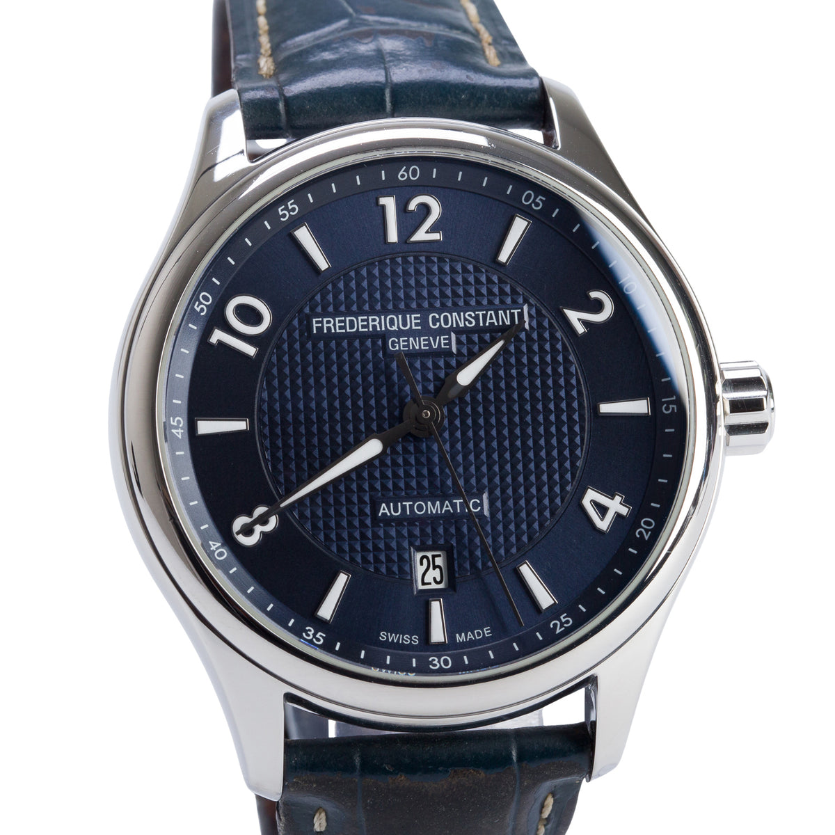 Frederique Constant Limited Edition Stainless Steel Classic Runabout 42 MM Automatic Watch Blue Dial w/ Box & Papers