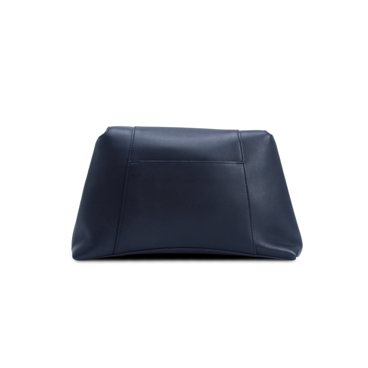 Balenciaga Black Semi Matte Smooth Calfskin Small Downtown Shoulder Bag