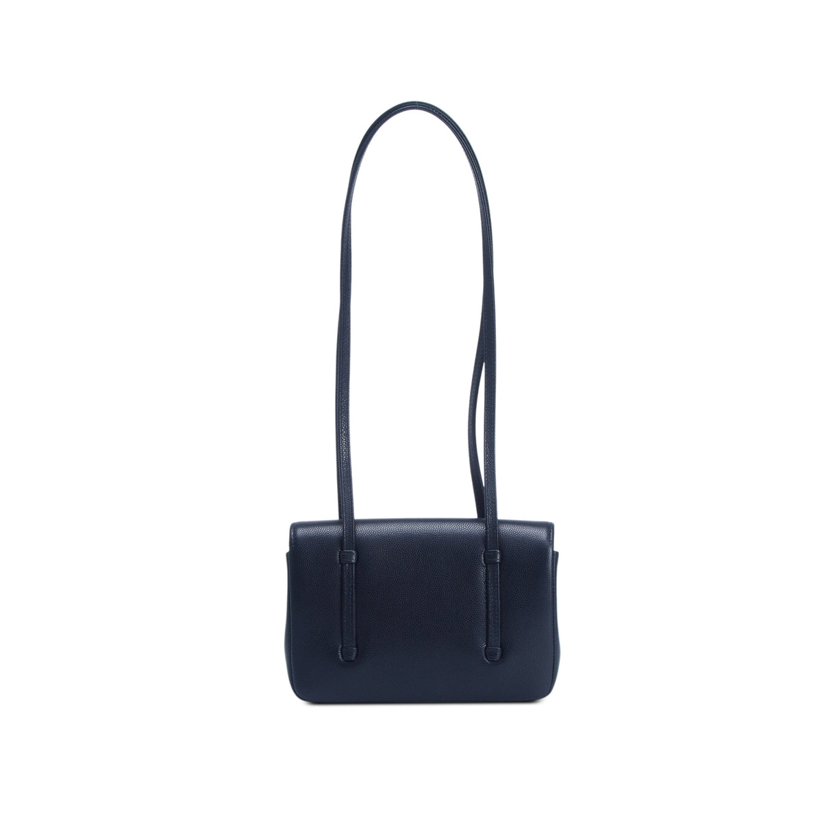 Chanel Black Shiny Caviar Mini Preppy Coco Shoulder Bag