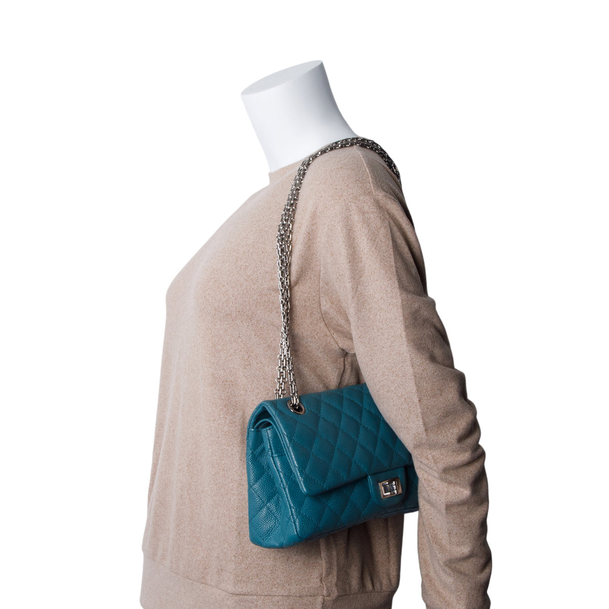 Chanel Blue Caviar Quilted 2.55 Reissue 226 Flap