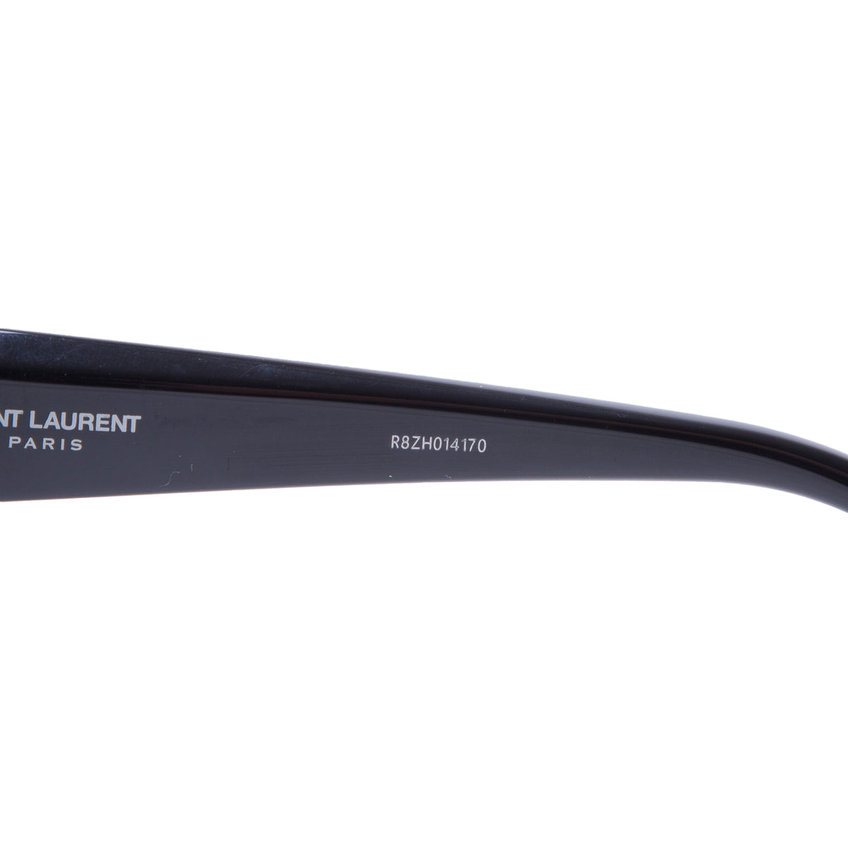 Saint Laurent SL 552 Black Acetate Cat Eye Sunglasses w/ Case