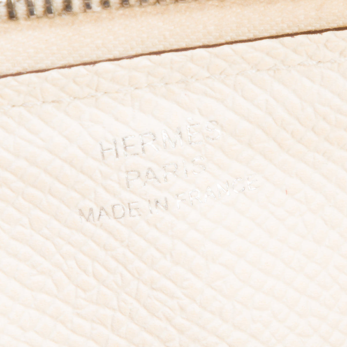 Hermes 2020 Craie Epsom Silk'In Classique Long Wallet w/ Box
