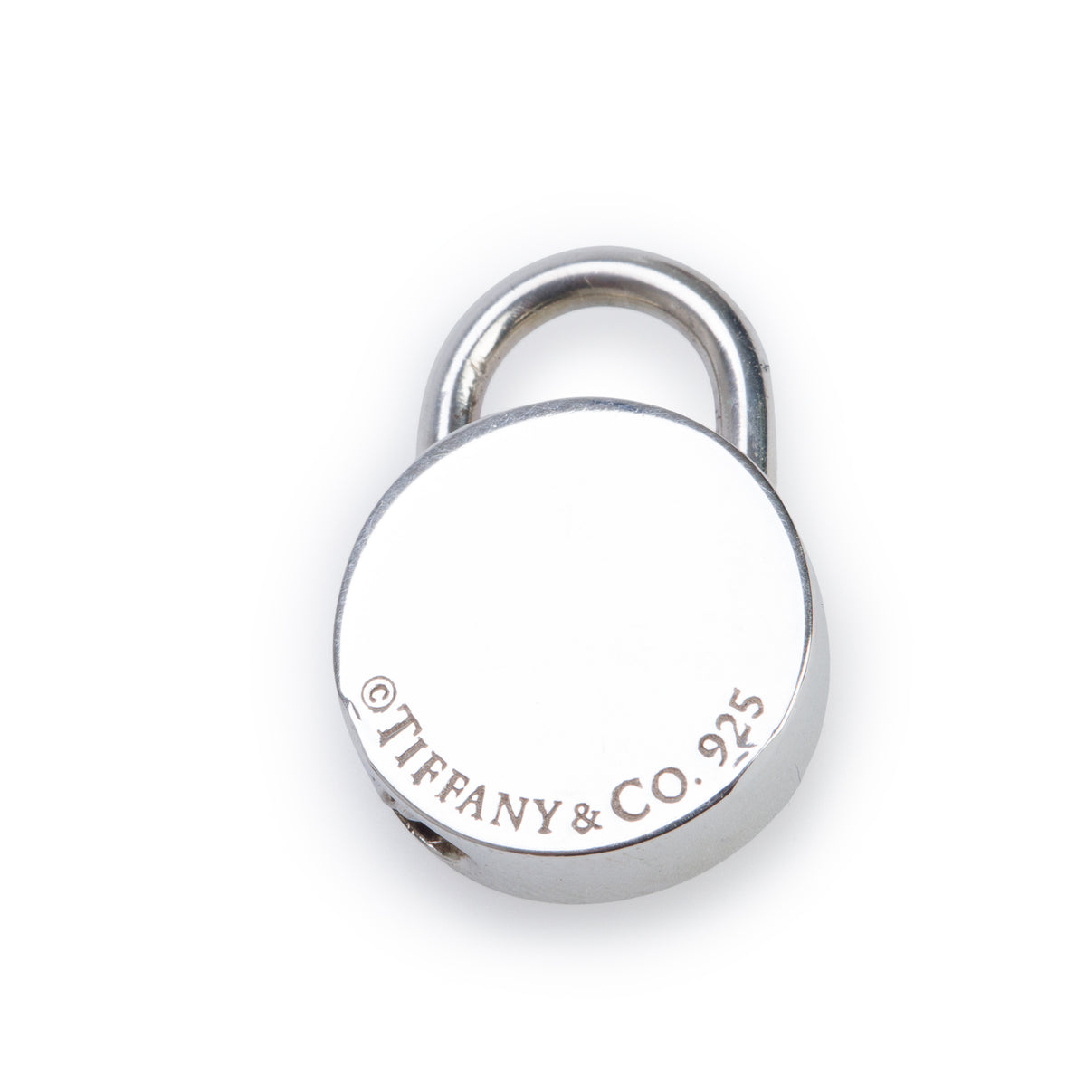 Tiffany & Co. Sterling Silver Padlock Charm Pendant