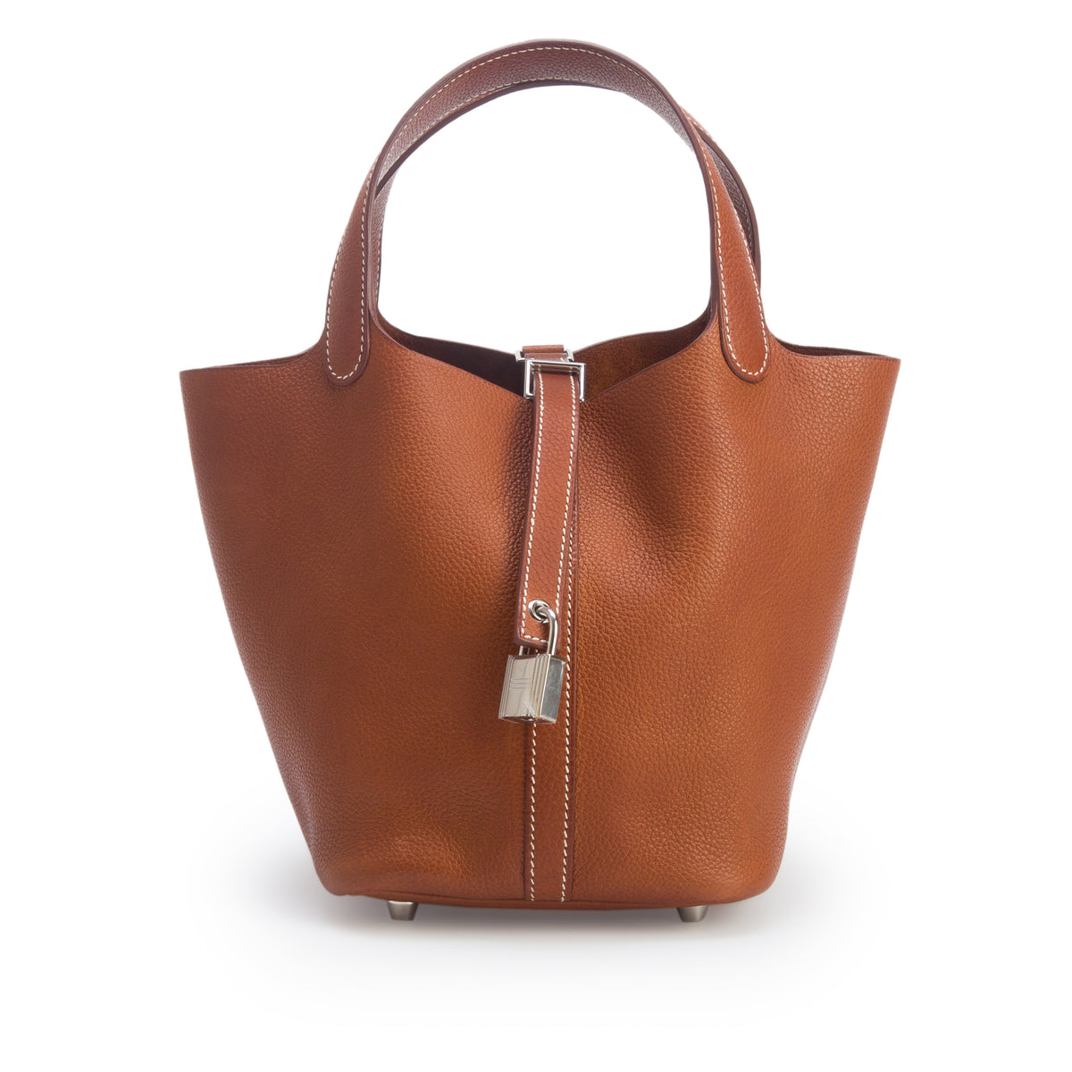 Hermes 2026 Fauve Barenia Faubourg Picotin Lock 18 w/ Box