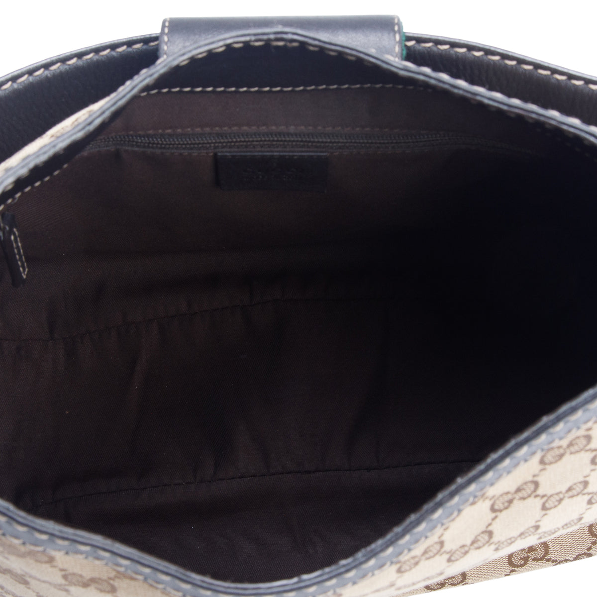 Gucci Beige Monogram New Ladies Web Hobo