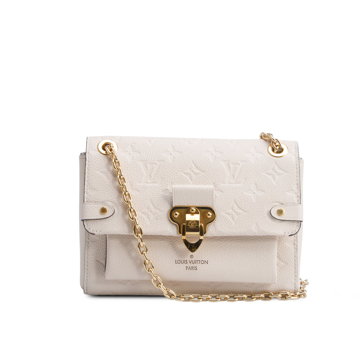 Louis Vuitton Cream Empreinte Leather Vavin BB