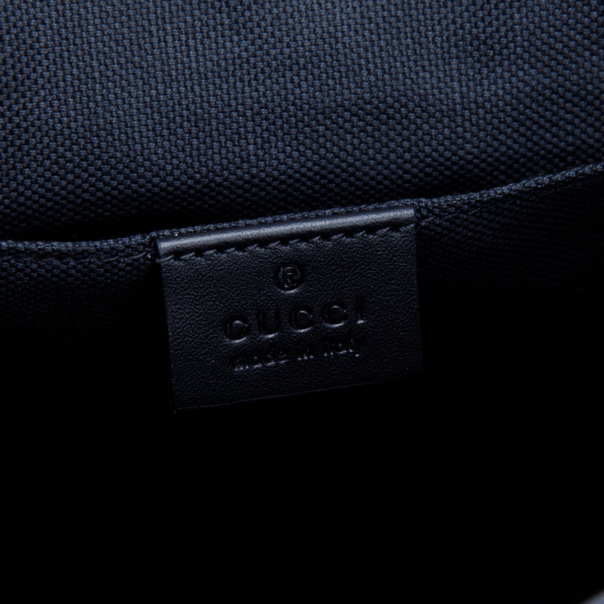 Gucci Black GG Supreme Messenger Bag w/ Box