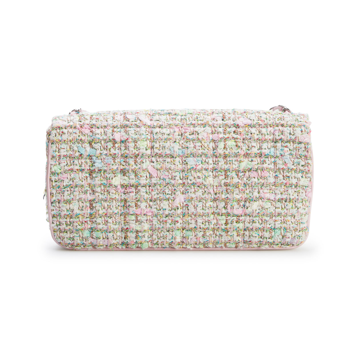 Chanel Multicolor Tweed Diagonal Flap w/ Box & Authenticity Card