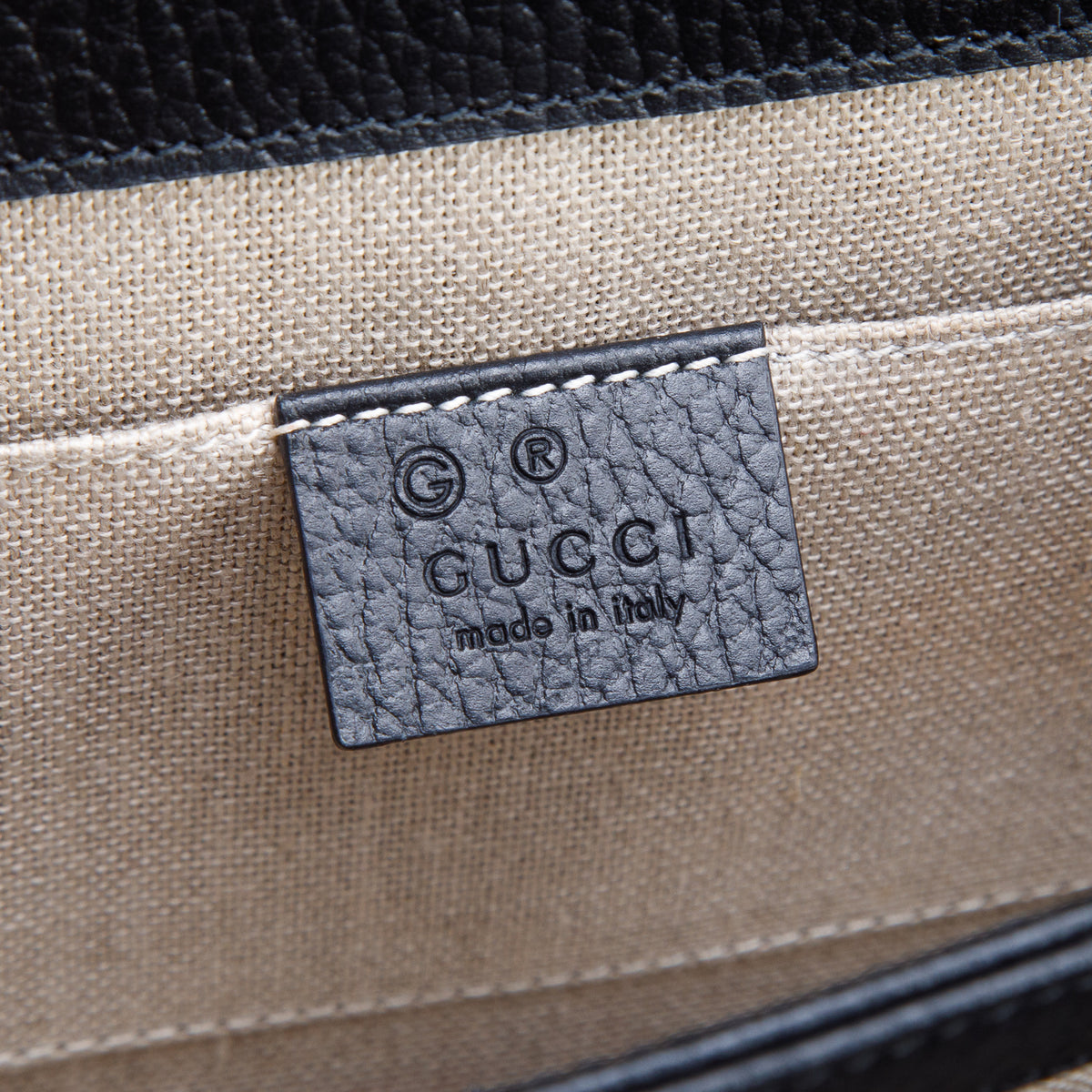 Gucci Black Dollar Calfskin Small Interlocking G Shoulder Bag w/ Box