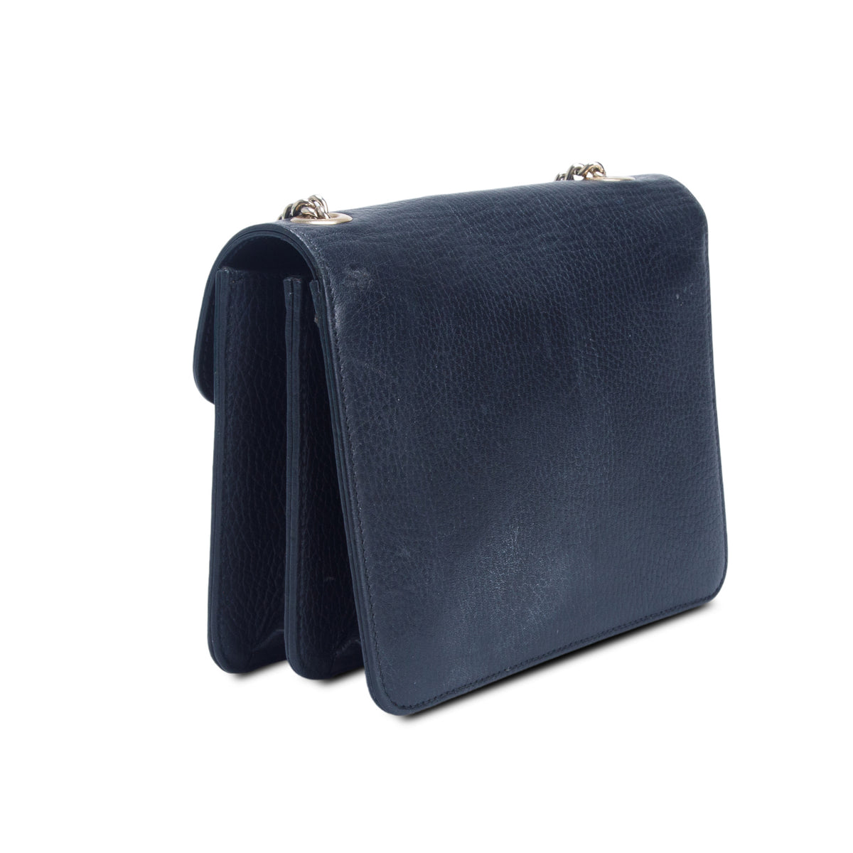 Gucci Black Dollar Calfskin Small Interlocking G Shoulder Bag
