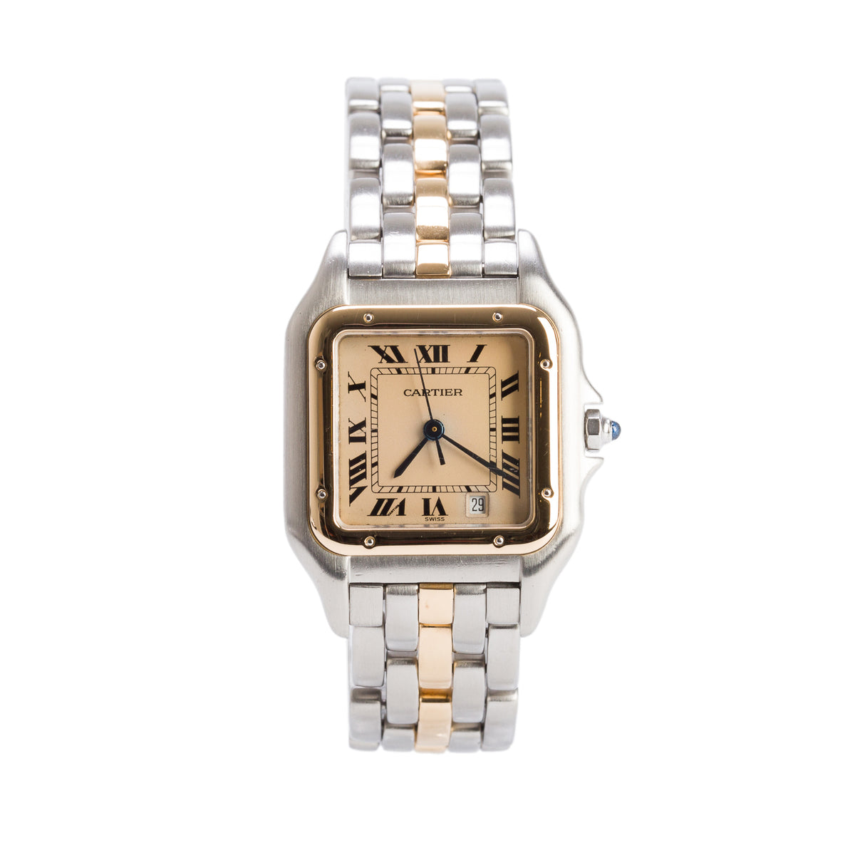 Cartier Vintage Stainless Steel & 18k Yellow Gold Panthere de Cartier Watch, Medium Model 83949