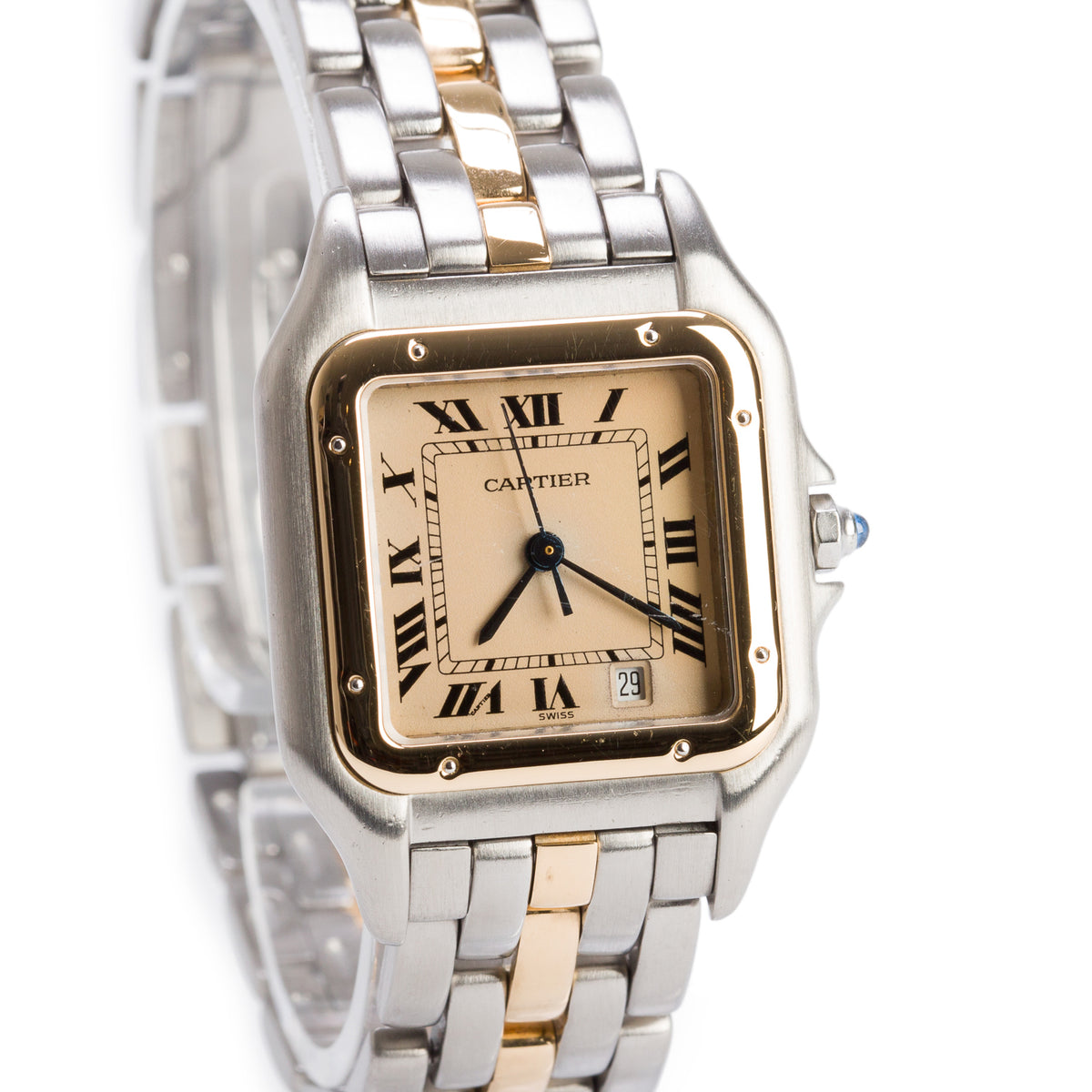 Cartier Vintage Stainless Steel & 18k Yellow Gold Panthere de Cartier Watch, Medium Model 83949