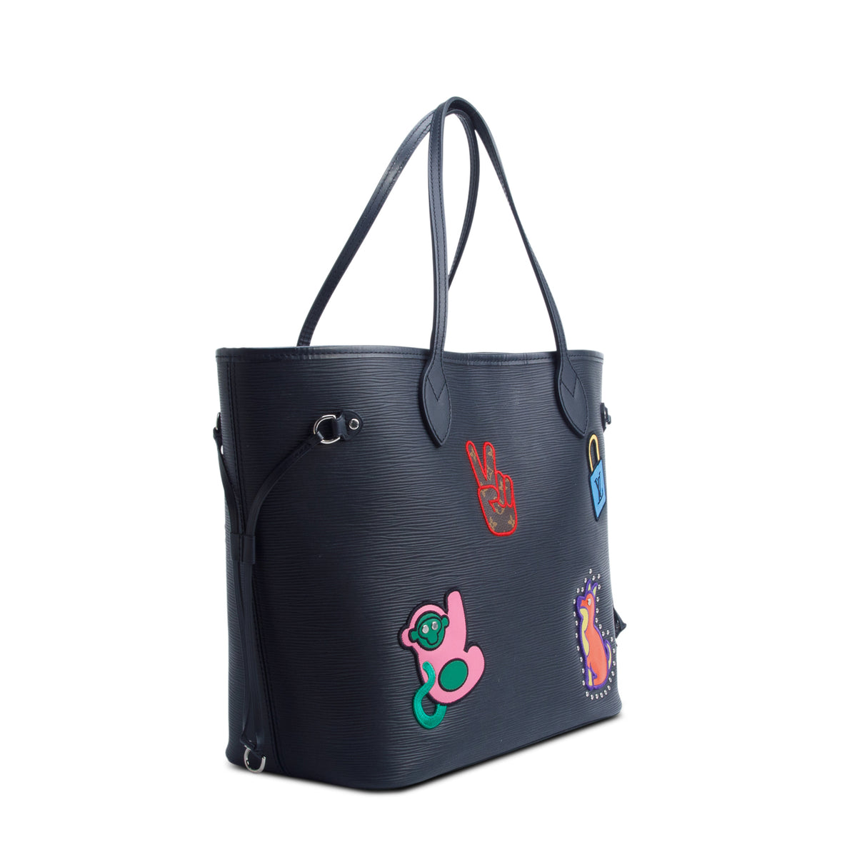 Louis Vuitton Black Epi Leather Stickers Neverfull MM