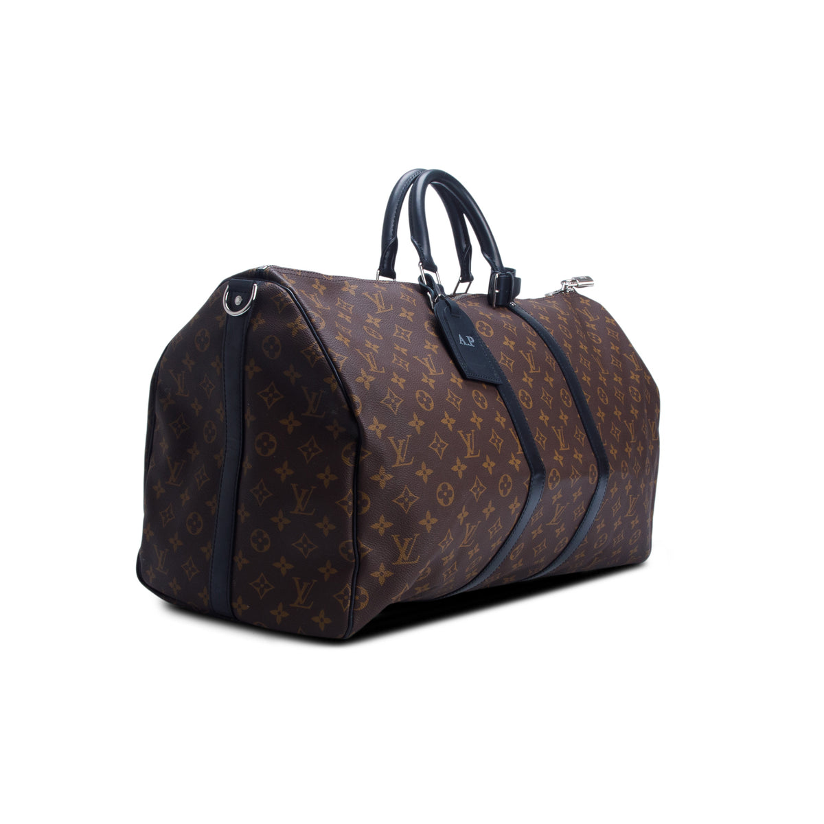 Louis Vuitton Monogram Macassar Keepall Bandouliere 55 w/ Strap