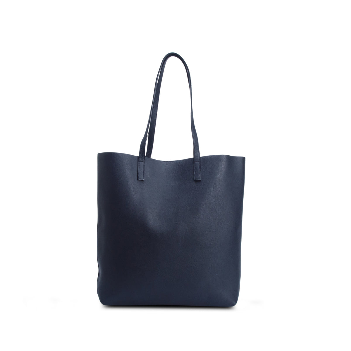 Saint Laurent Black Calfskin North-South Shopping Tote w/ Pouch