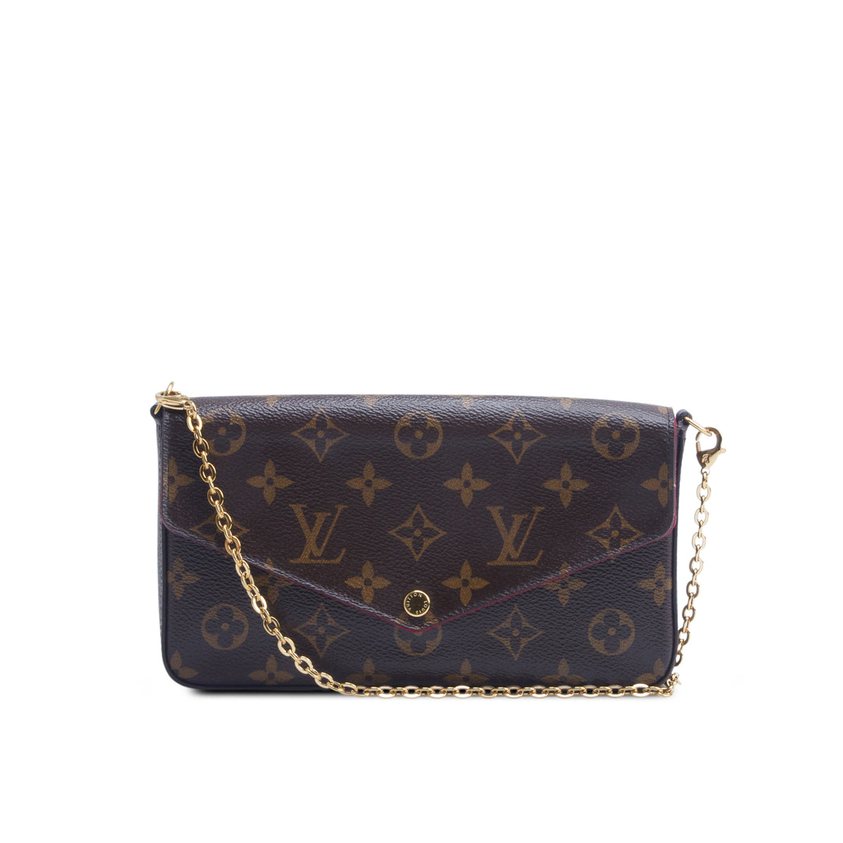 Louis Vuitton 2020 Monogram Pochette Felicie Wallet on Chain w/ Box, Inserts & Receipt