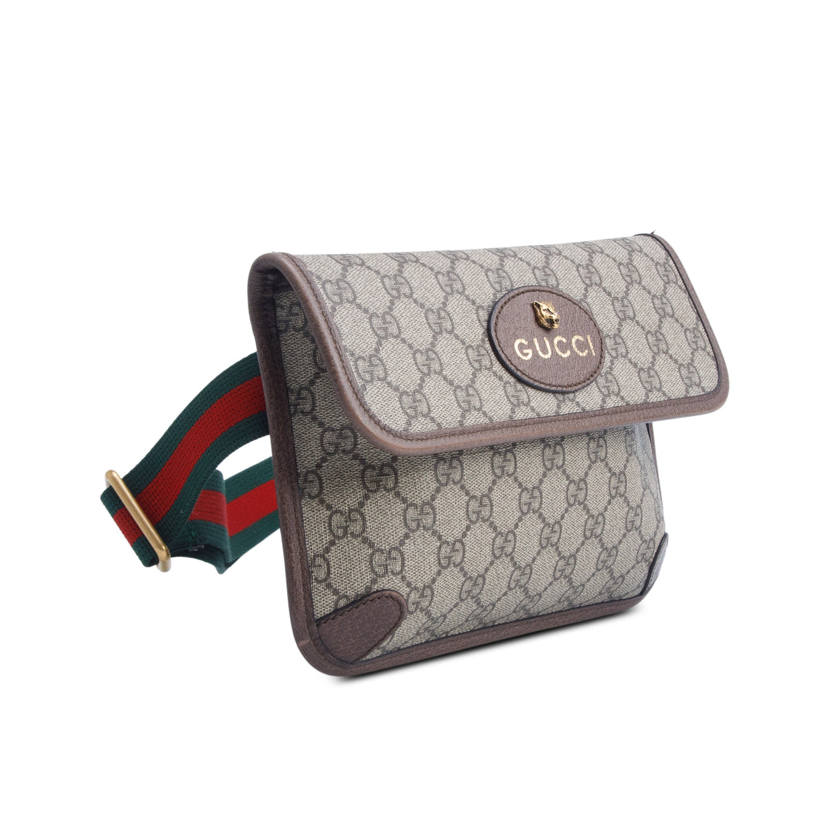 Gucci GG Supreme Monogram Neo Vintage Web Belt Bag