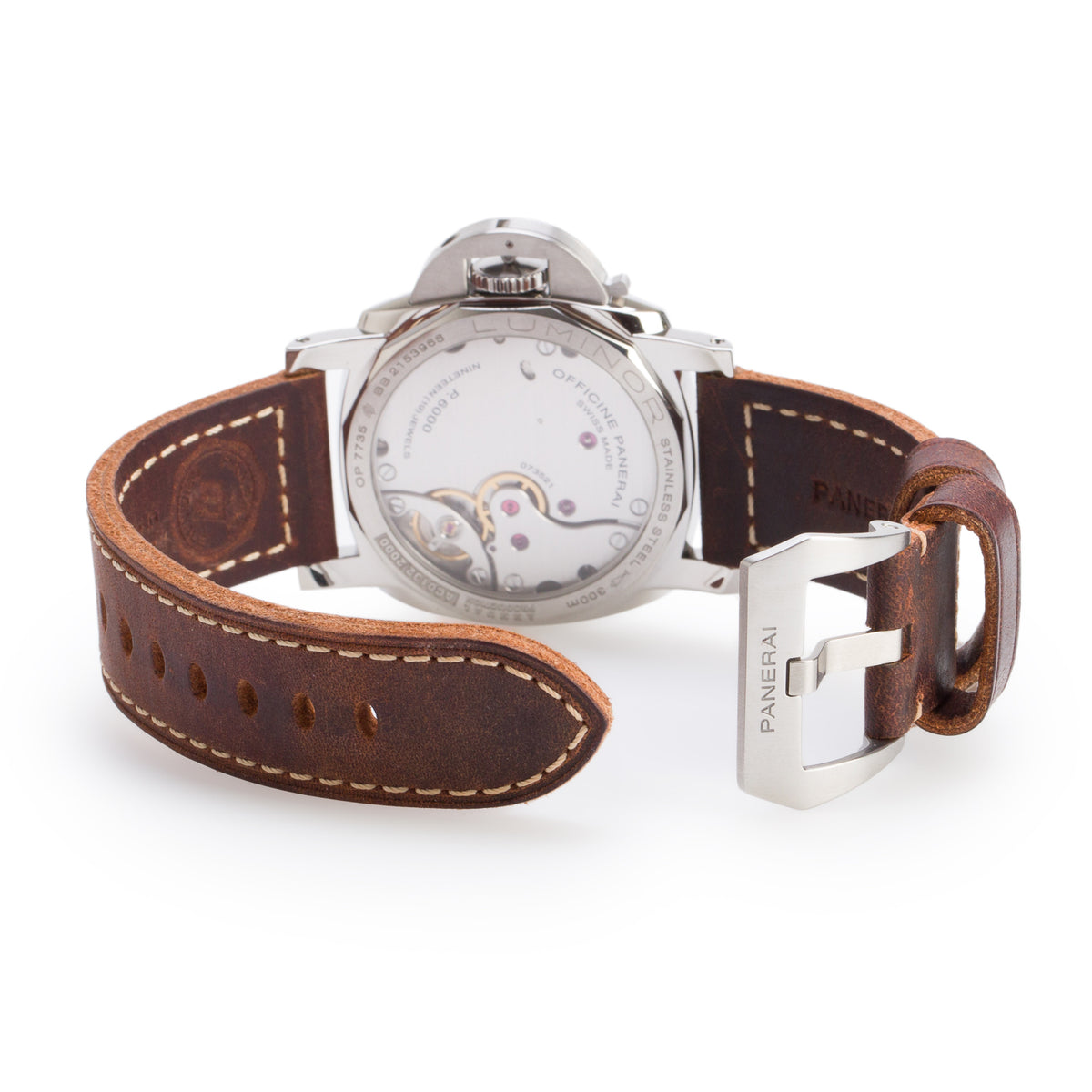 Panerai 2026 Stainless Steel Luminor 44 MM Manual Watch Brown Dial PAM01731 w/ Box & Papers