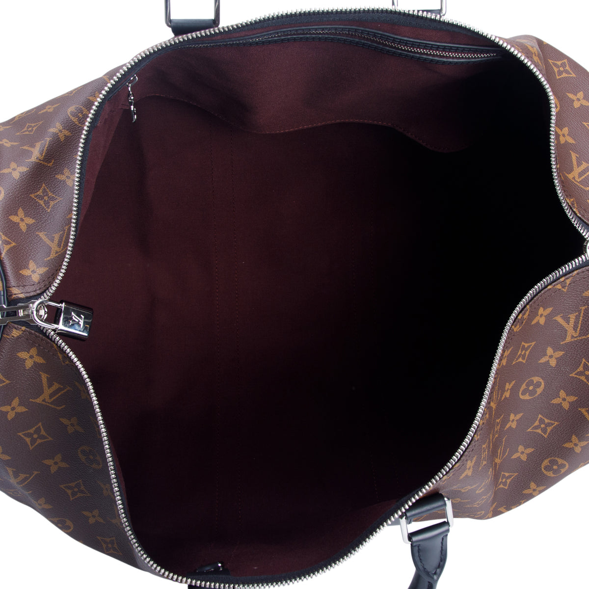 Louis Vuitton Monogram Macassar Keepall Bandouliere 55 w/ Strap