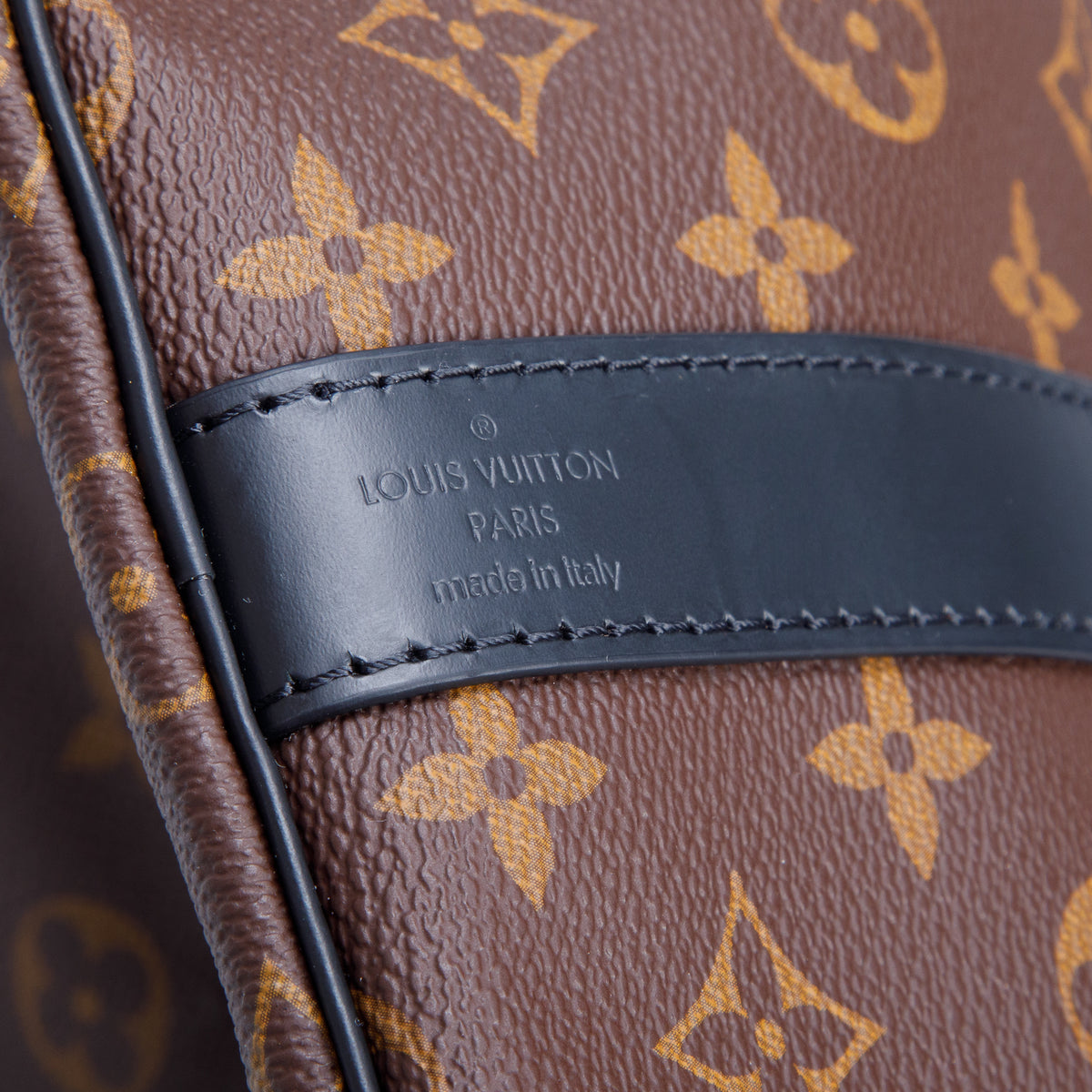 Louis Vuitton Monogram Macassar Keepall Bandouliere 55 w/ Strap